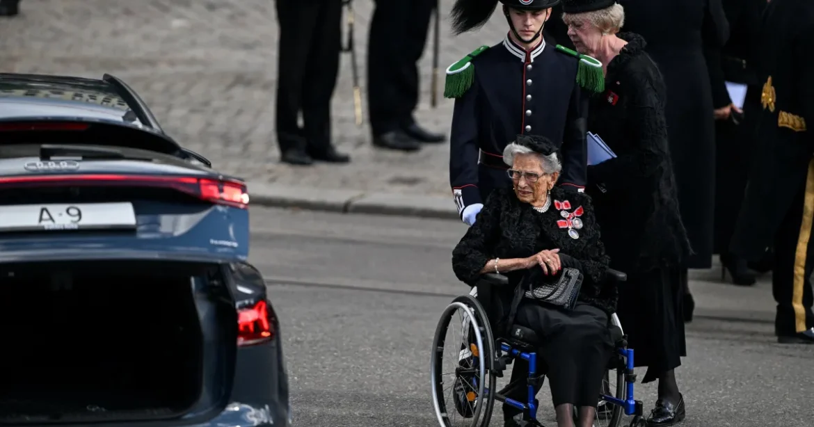 Astrid hercegnő, a volt norvég király nővére elhunyt V. Harald temetése után két nappal